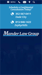 Mobile Screenshot of manderlawgroup.com